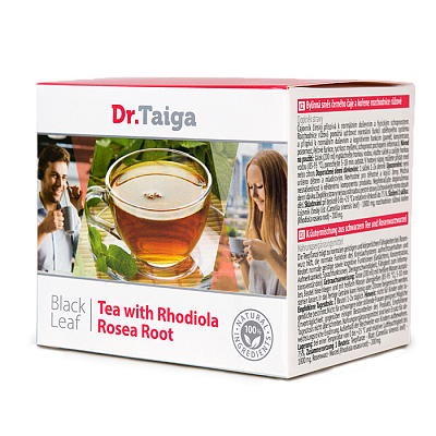 Black Leaf Tea with Rhodiola Rosea Root